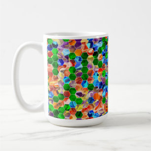Mug Hexagons horizontaux pivotent de 15 oz