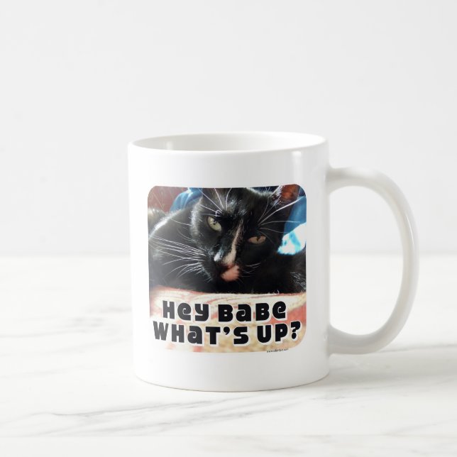 Mug Hey Babe Flirty Chat 2 côté (Droite)