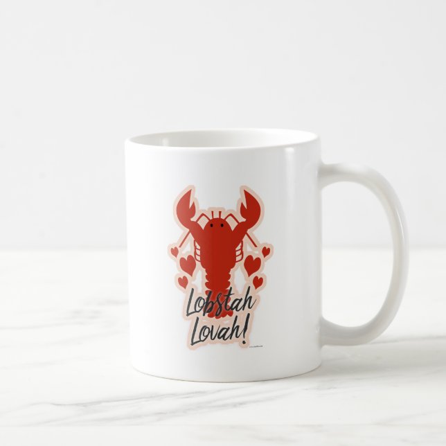 Mug Hey Lobster Lover Funky Shellfish Motto (Droite)