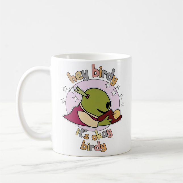 Mug hey l'oiseau c'est okay l'oiseau (Gauche)