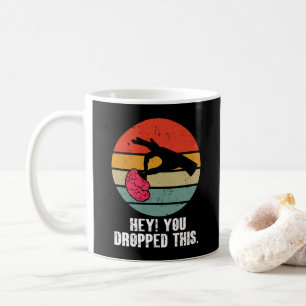 Mug Hey Vous Avez Laissé Ce Cerveau Drôle Mème Retro P