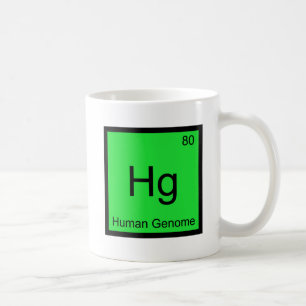 Mug Hg - Génome Humain Symbole d'élément de chimie Tee