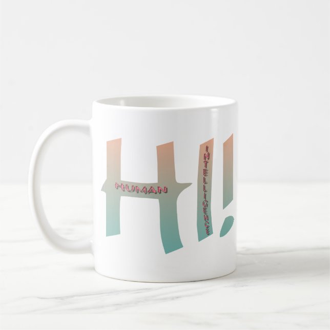 Mug Hi! Human intelligence (Gauche)