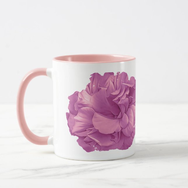 Mug Hibiscus Rosa Double Pétale Violet (Gauche)