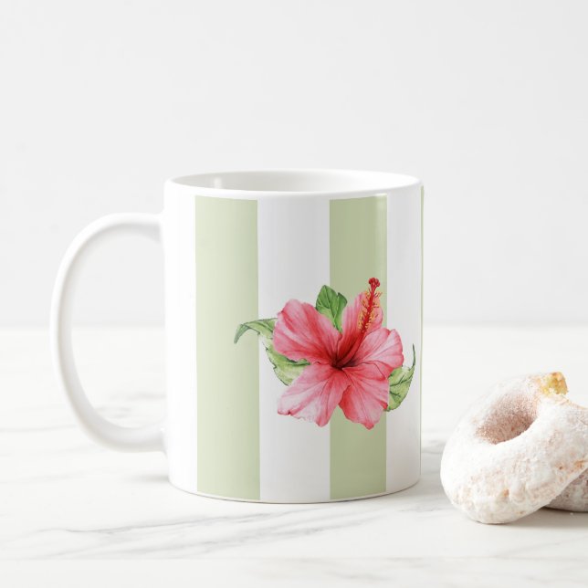 Mug - Hibiscus rose (Avec donut)
