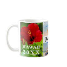 Hibiscus Rouge d'Hawaii 4 Photo Nom de Famille Voy