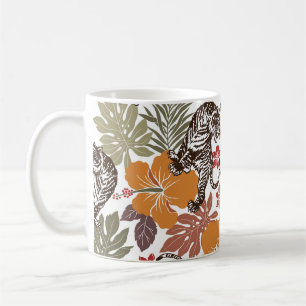 Mug Hibiscus Tiger, Motif exotique.