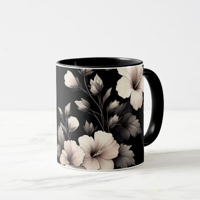 Mug Hibiscus timide (Devant droit)