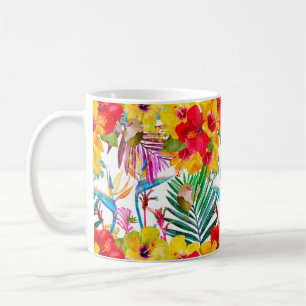 Mug Hibiscus tropical Motif d'été