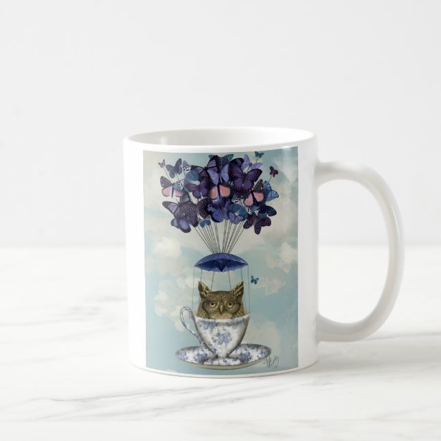 Mug Hibou dans Teacup 2 (Droite)
