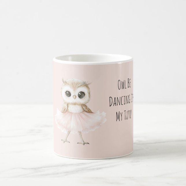 Mug Hibou Danse Tutu Rose Ballerine (Centre)