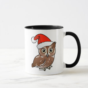 Mug Hibou de cri strident oriental Père Noël