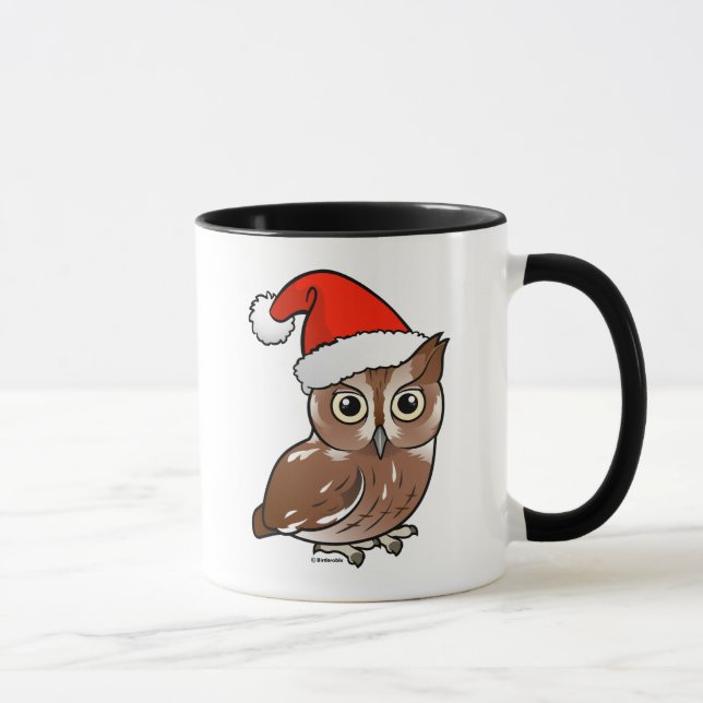 Mug Hibou de cri strident oriental Père Noël (Droite)