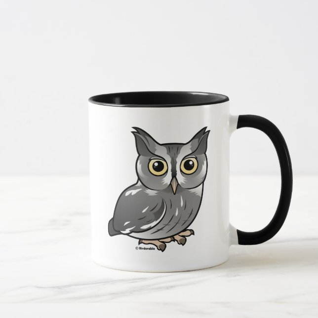 Mug Hibou de cri strident oriental (phase grise) (Droite)