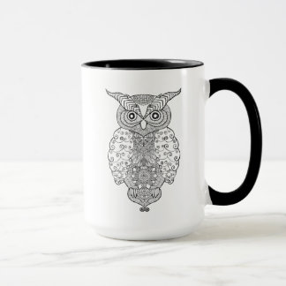 Mug Hibou de griffonnage