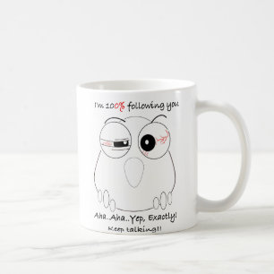 Mug Hibou drôle