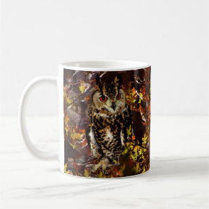 Mug Hibou en automne