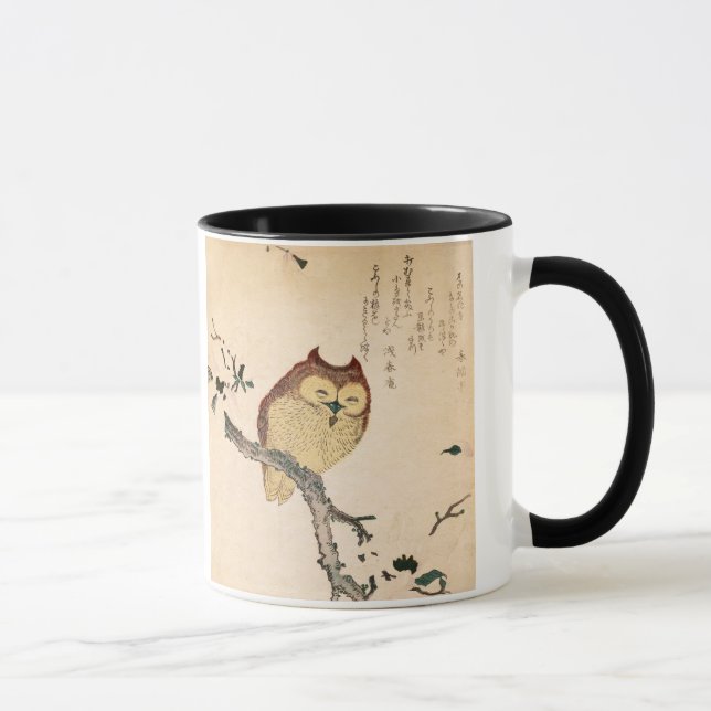 Mug Hibou et magnolia - mimizuku de Ni de Kobushi (Droite)
