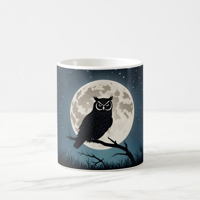 Mug Hibou par une nuit magique (Centre)