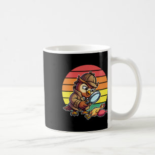 Mug Hibou sage détective enquête sur le mystère du pou