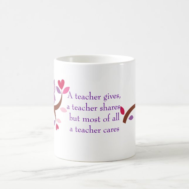 Mug Hibou sage qu'un professeur s'inquiète (Centre)