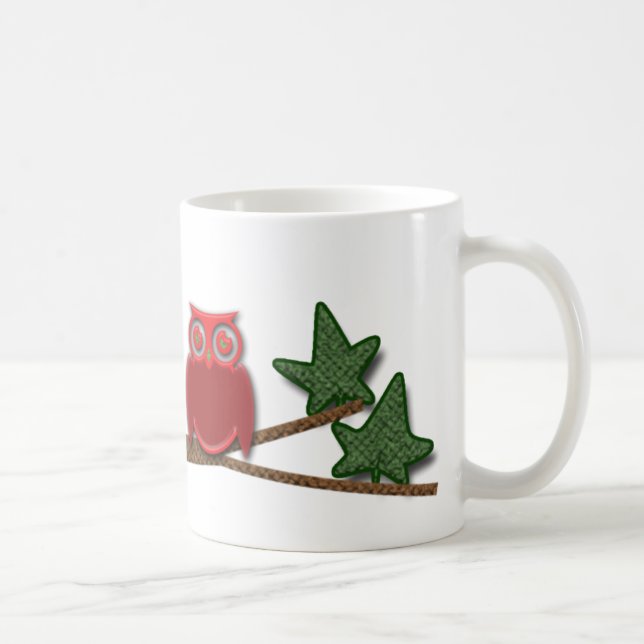 Mug Hiboux de bande dessinée (Droite)