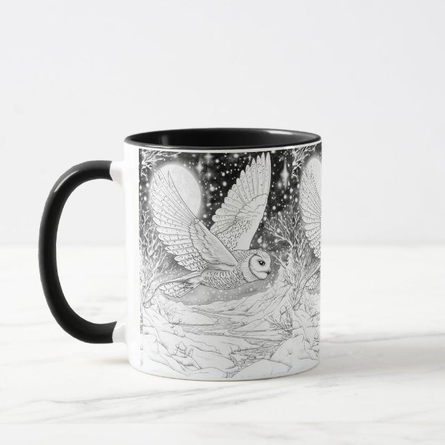 Mug Hiboux de neige (Gauche)