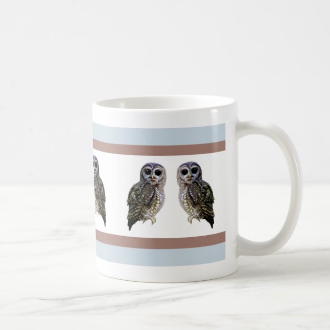 Mug Hiboux repérés peu (Droite)