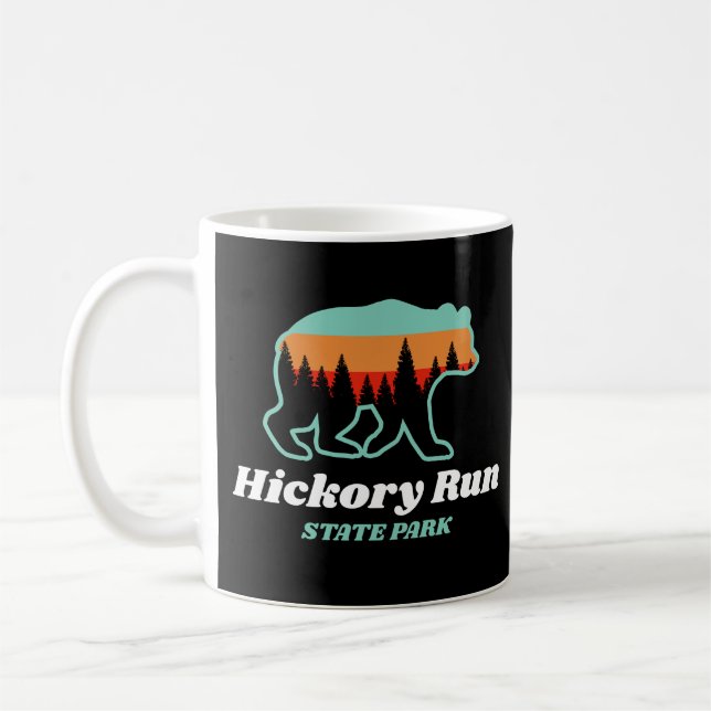 Mug Hickory Run State Park Pennsylvania PA Bear Retro (Gauche)