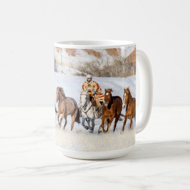 Mug Hideout Horse Ranch, Wrangler et Horse (Devant droit)