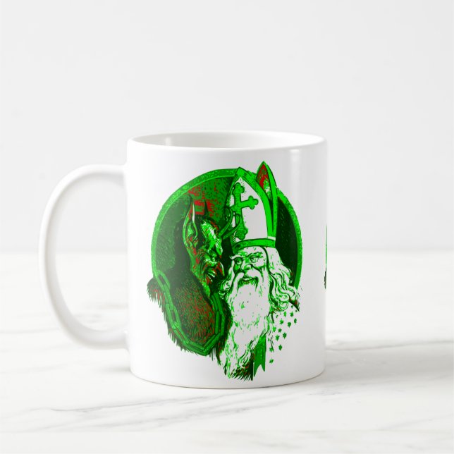 Mug hideux Noël krampus st nicholas père Noël (Gauche)