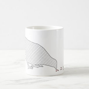 Mug hiérarchie. merle et coeurs rouges