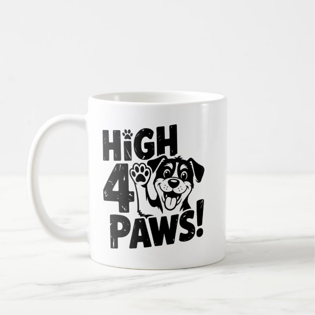 Mug High 4 Paws Dog (Gauche)