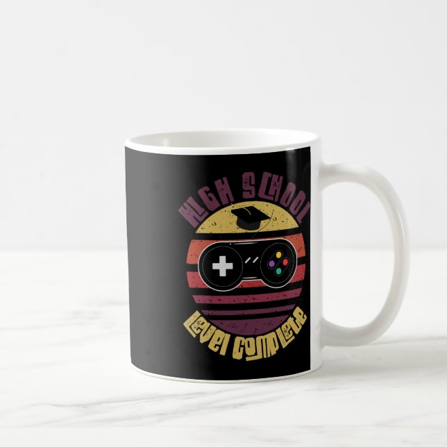 Mug High School Level Complete Funny Graduation Gamer  (Droite)