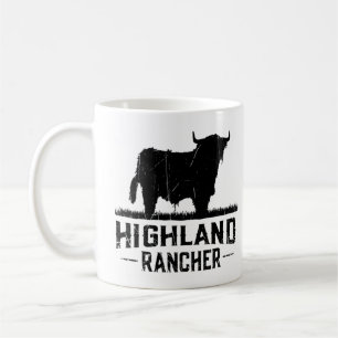 Mug Highland Rancher - Scottish Highland Cow For Cattl