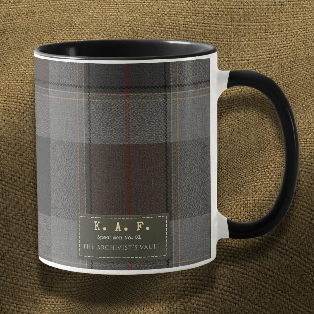 Mug Highlands Dispatch: Personalized Tartan Field (Créateur téléchargé)