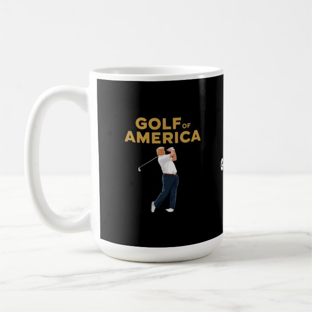 Mug Hilarious Funny Golf of America Mème Trump Pun (Gauche)