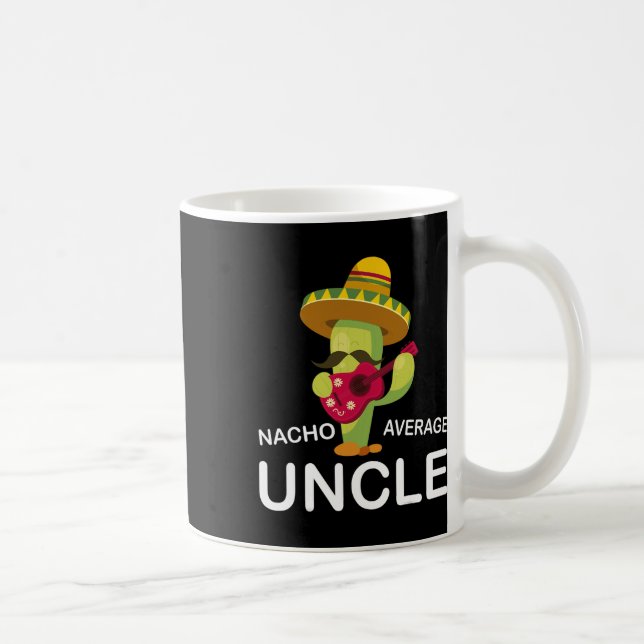 Mug Hilarious Oncle Plaisanterie Humour Drôle Nacho Mo (Droite)