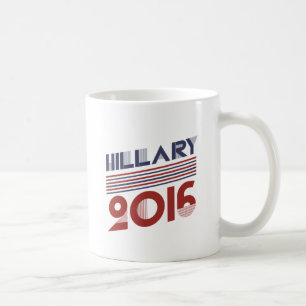 MUG HILLARY 2016 STYLES VINTAGES - .PNG