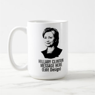 Mug Hillary Clinton personnalisée