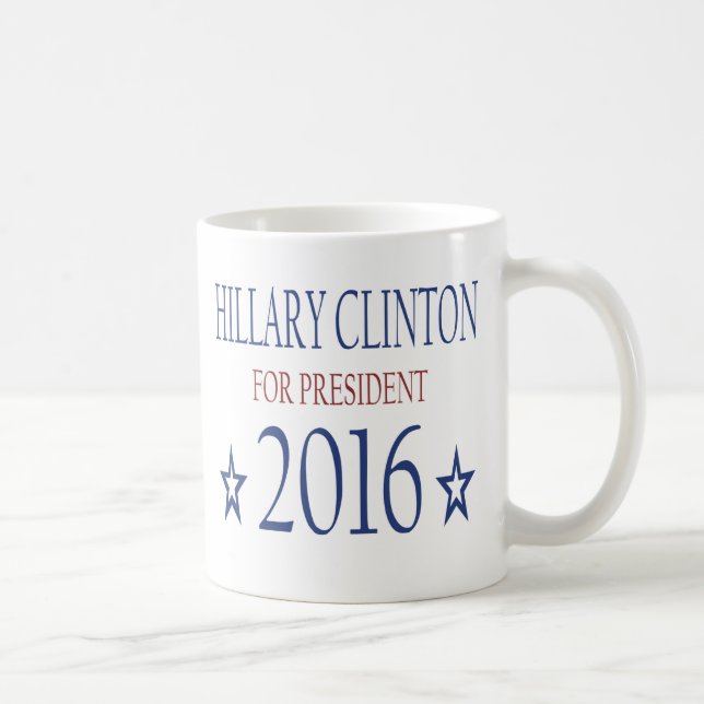 Mug Hillary Clinton pour le président 2016 (Droite)