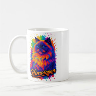Mug Himalaya Chat Pop Art - Neon Street-Art coloré