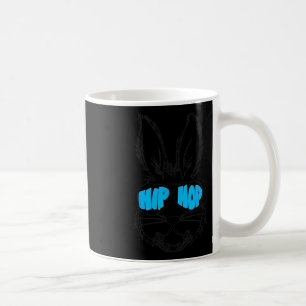 Mug Hip hop Joyeux Visage De Lapin De Pâques Avec Sung