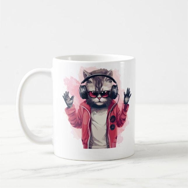 Mug Hip hop Kitty (Gauche)