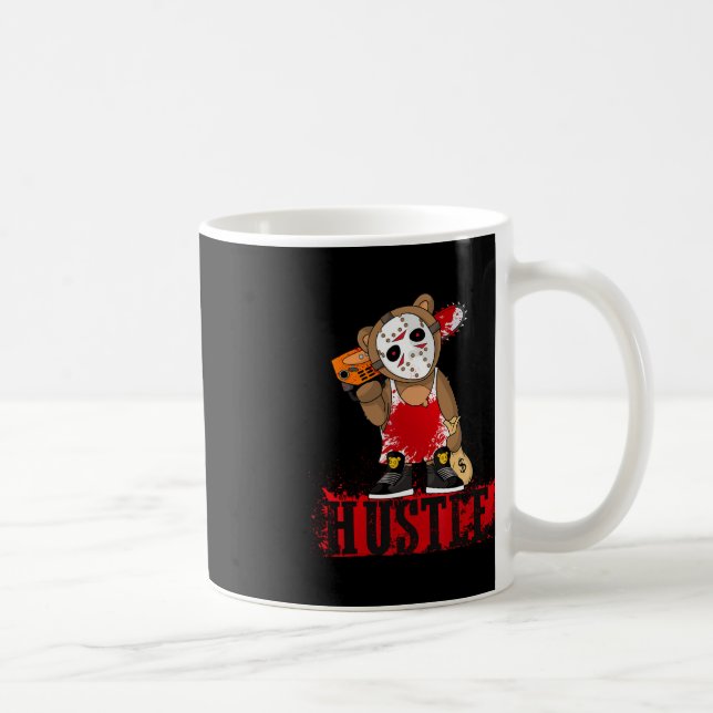 Mug Hip hop Lover Hockey Mask Teddy Bear Fun Entrepren (Droite)