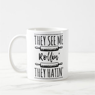 Mug Hip hop lyrique Ridin de chanson ils me voient