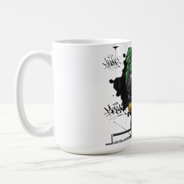 Mug Hip-Hop Snoopy Urban Street Art Illustration (Gauche)