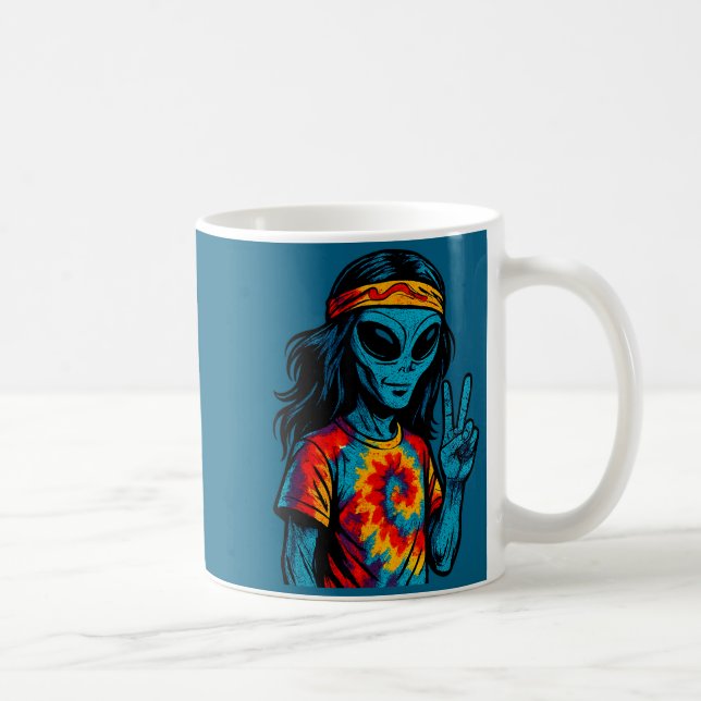 Mug Hipe Alien Tie-dye Design  (Droite)