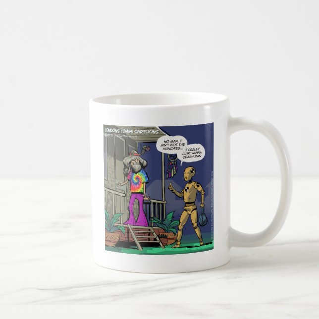 Mug Hippie Crash Test Drôle (Droite)