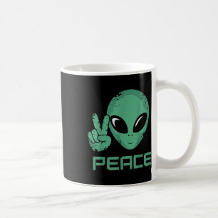 Mug Hippie de la paix Alien Ufo